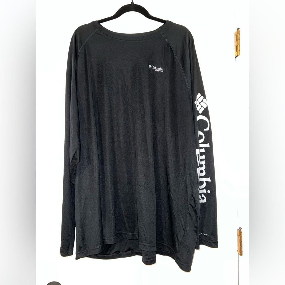 Columbia PFG Omni Shade Men's Black Long Sleeve Tee